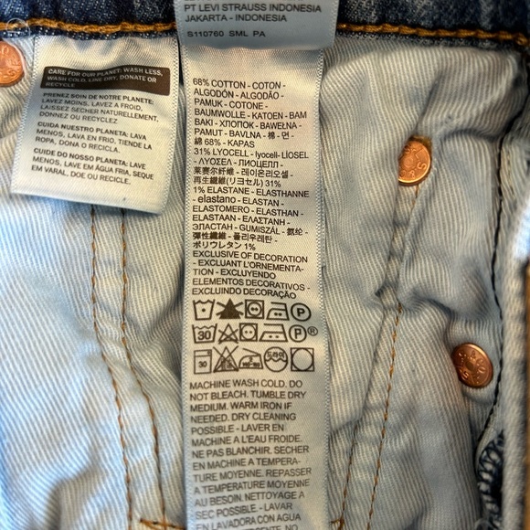 Levi's Men Jeans Slim Straight Blue - Picture 15 of 15